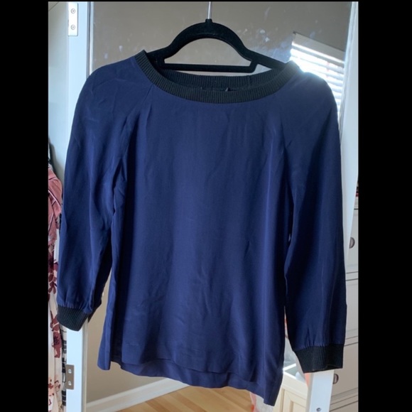 NAVY J. Crew silk blouse - Picture 2 of 5